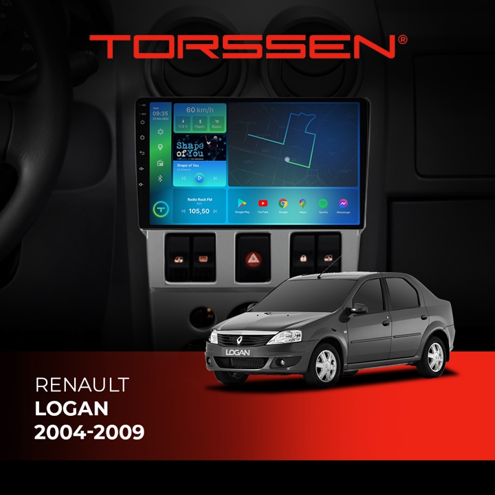 202306527 Torssen Автомагнитола FL9 4G, CarPlay, DSP