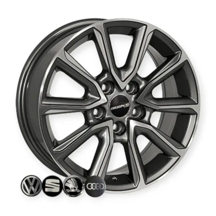 ZWBK5344 Zorat Wheels Диск Колеса легкосплавний Zorat Wheels 6,5x16 5x112 ET40 DIA57,1 Gp