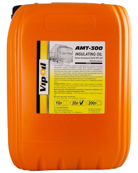 0532835 VipOil Масло промышленное VipOil АМТ-300, 20 л