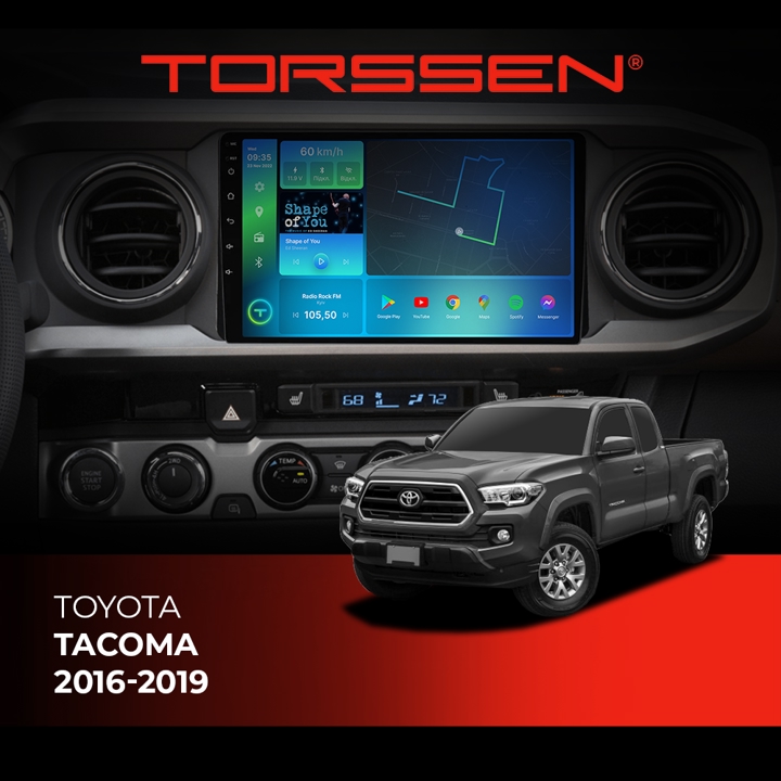 202306651 Torssen Автомагнітола FL9 4G, CarPlay, DSP