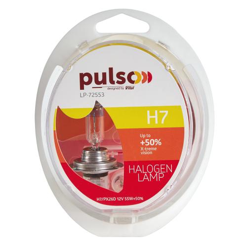 Pulso Лампа галогенная 12В H7 55Вт – цена 408 UAH