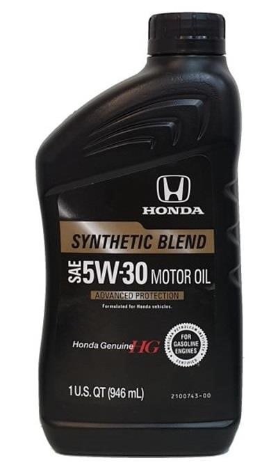 08233P99FEQAJ Honda Моторное масло Honda Synthetic Blend 5W-30, 0,946л