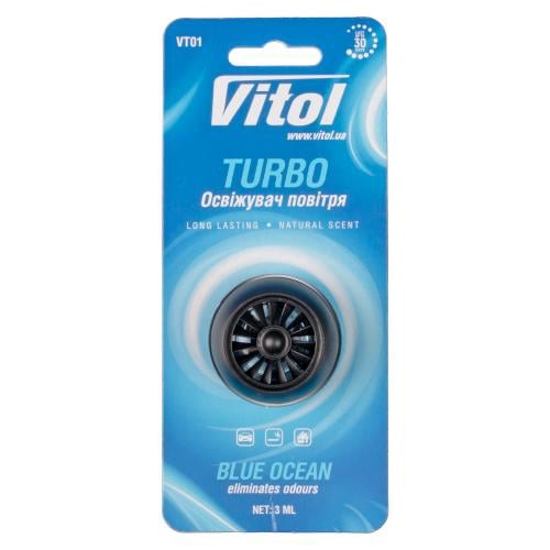 VT01 Vitol Ароматизатор воздуха VITOL Turbo Ocean 