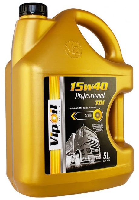 0340355 VipOil Моторна олива Vipoil Professional TDI 15W-40, 5 л