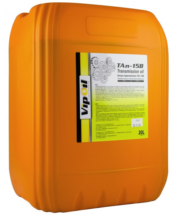 0211832 VipOil Трансмиссионное масло VipOil ТАП-15в, 20 л
