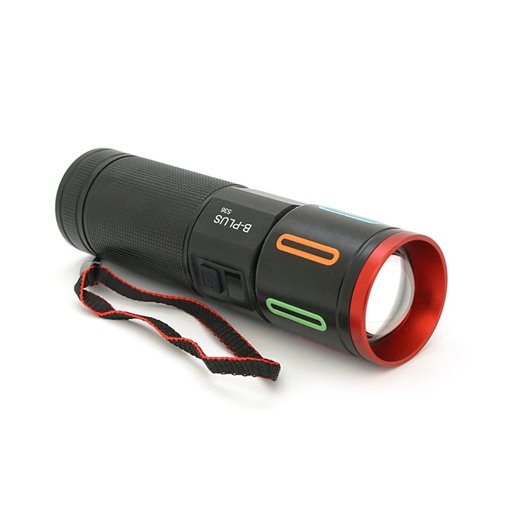 44033 Voltronic Ліхтар пошуковий BP-536 LED PM60, IP65, USB кабель, Black