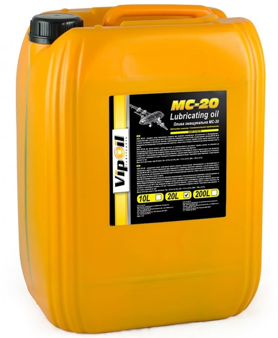 0279582 VipOil Моторное масло VipOil МС-20, 20 л