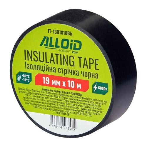IT1301810BK ALLOID BUILDING TOOLS Ізоляційна стрічка 19мм х 10м