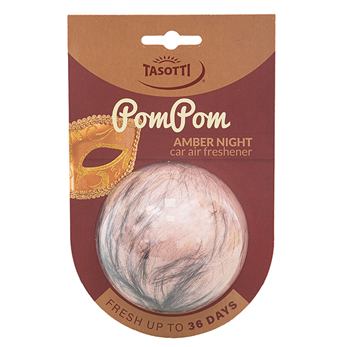 102802 Tasotti Ароматизатор воздуха TASOTTI POM POM Amber Night