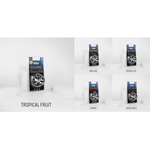 Ароматизатор воздуха VITOL Wheel Tropical Fruit Vitol VWH05