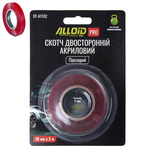 DT61102 Alloid Скотч двосторонній 10мм х 2м