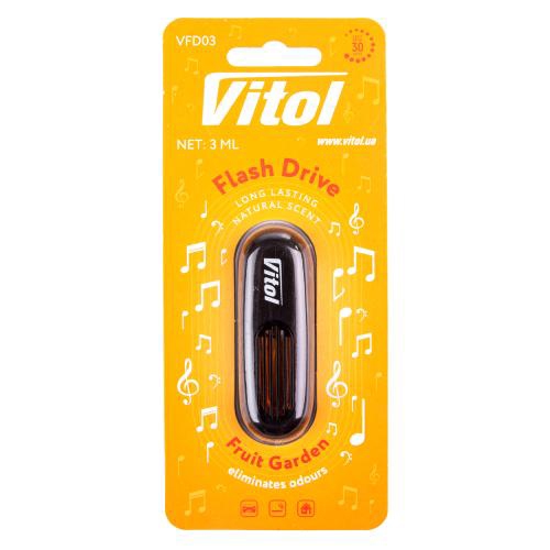 VFD03 Vitol Ароматизатор воздуха VITOL  Flash Drive Fruit Garden 