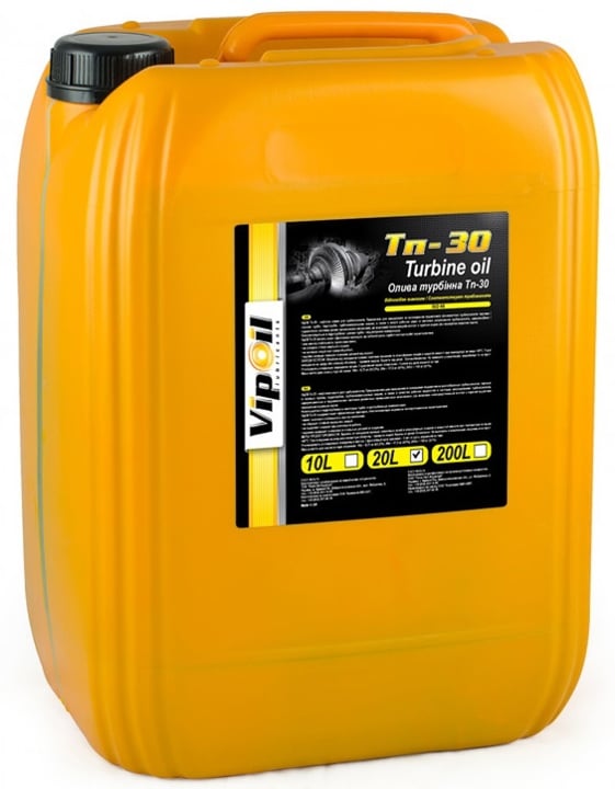 0232791 VipOil Олива турбінна VipOil ТП-30, 20 л