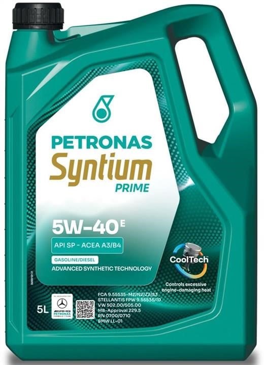 71243M12EU Petronas Моторное масло PETRONAS Syntium Prime E 5W-40 ACEA A3/B4, API SP, 5л