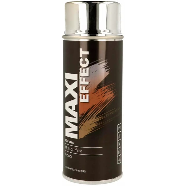 MX0010 Maxi Color Эмаль MAXI COLOR аэрозольная с эффектом хрома 400 мл