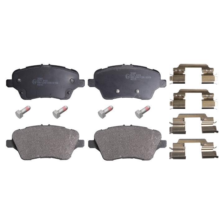 VKBP80202 SKF Тормозные колодки дисковые, комплект