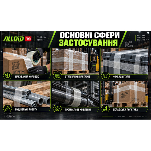 ALLOID BUILDING TOOLS Стрічка армована скловолокном 48мм х 20м – ціна 147 UAH