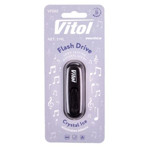 VFD02 Vitol Ароматизатор воздуха VITOL  Flash Drive Crystal Ice 