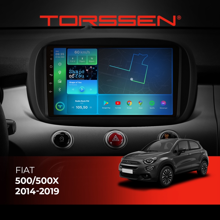 202306153 Torssen Автомагнитола FL9 4G, CarPlay, DSP