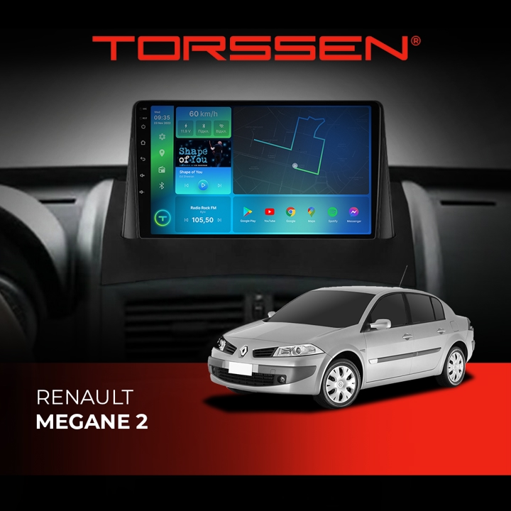 202306530 Torssen Автомагнітола FL9 4G, CarPlay, DSP