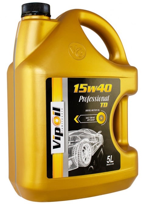 0162849 VipOil Моторное масло Vipoil Professional TD 15W-40, 5 л