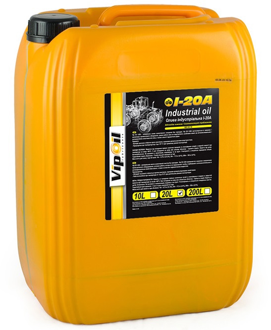 0162890 VipOil Олива промислова VipOil І-20A, 20 л