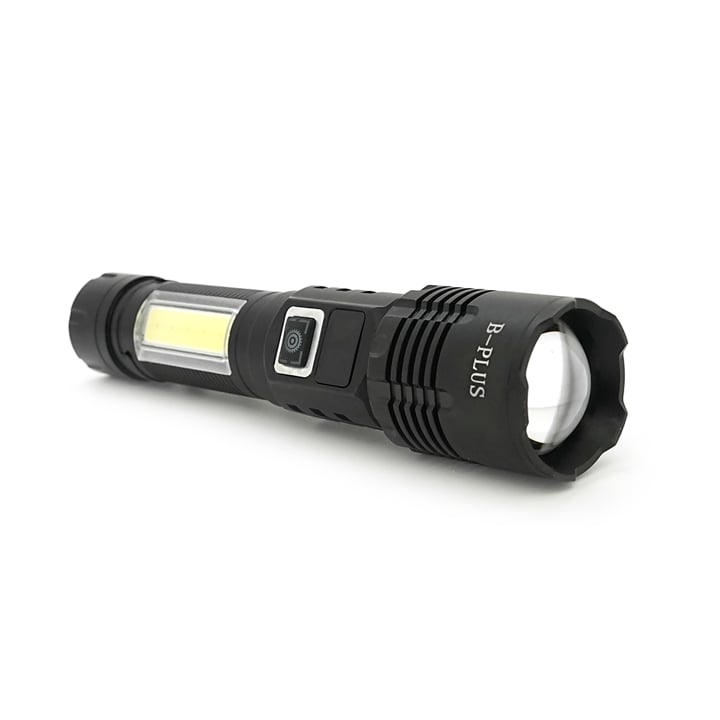 44000 Voltronic Фонарик BP-C18 P50, Zoom, 1+2 режима, USB-кабель