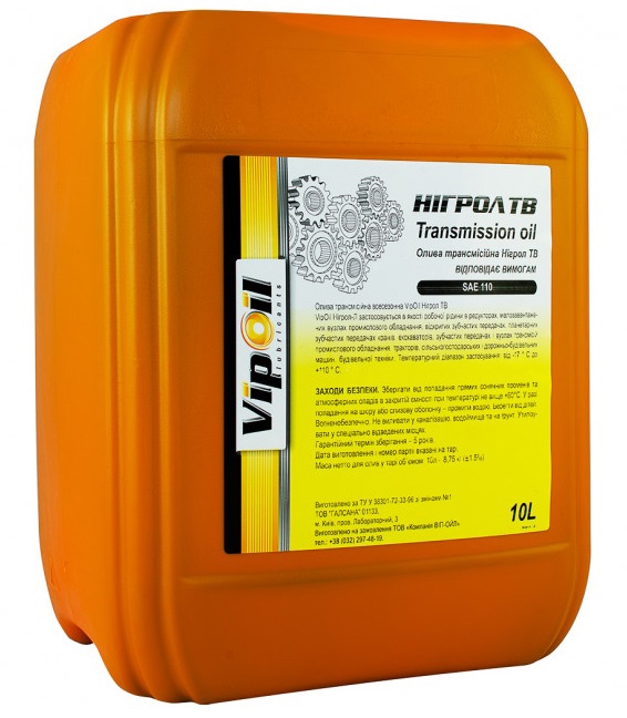 0472372 VipOil Трансмісійна олива VipOil Нігрол ТВ, 10 л