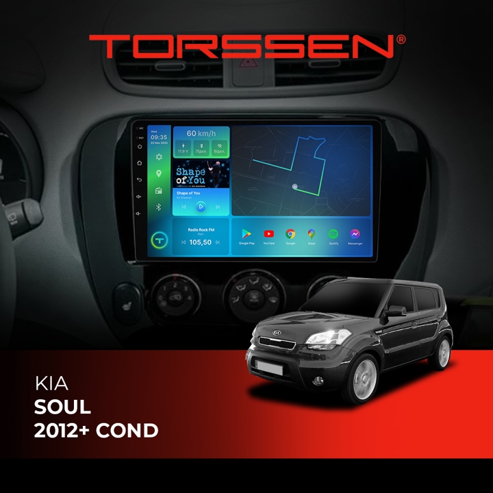 202306360 Torssen Автомагнітола FL9 4G, CarPlay, DSP