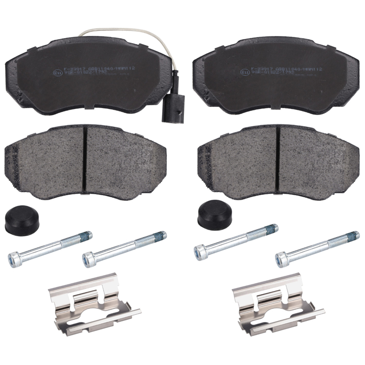 VKBP80273E SKF Тормозные колодки дисковые, комплект