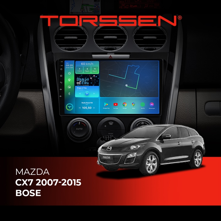 202306411 Torssen Автомагнітола FL9 4G, CarPlay, DSP