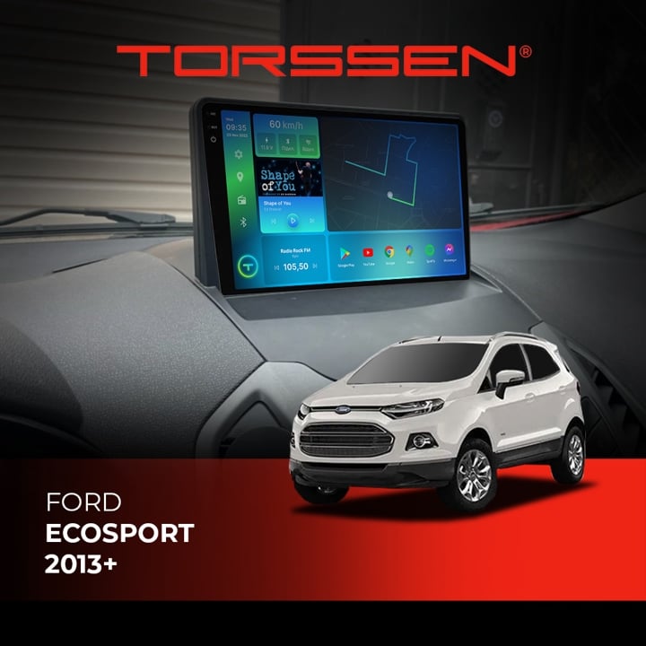 202300055 Torssen Автомагнитола 2K F9464 4G, CarPlay, DSP