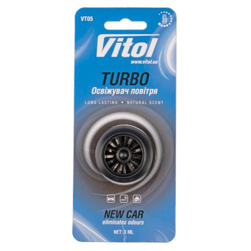 VT05 Vitol Ароматизатор воздуха VITOL Turbo New Car 