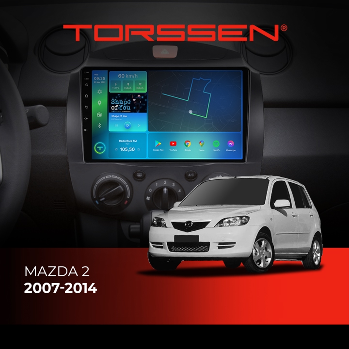 202306396 Torssen Автомагнитола FL9 4G, CarPlay, DSP