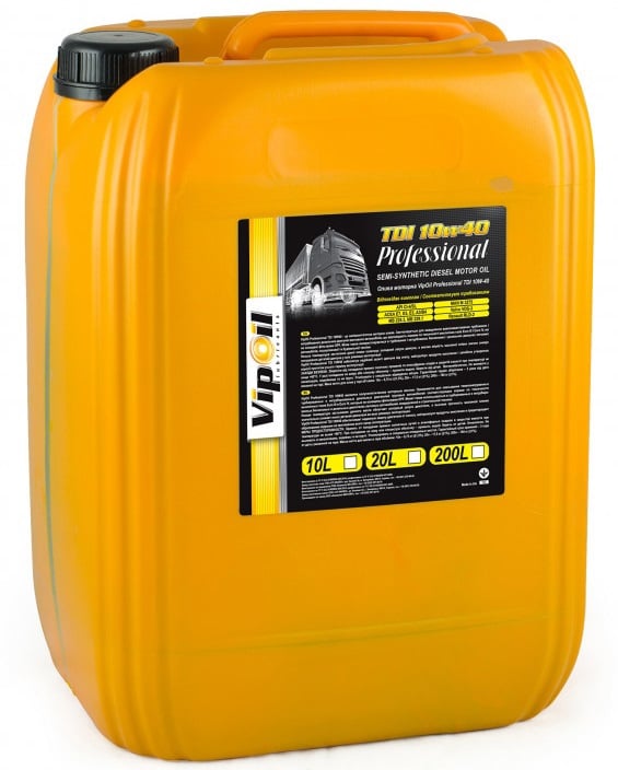0162841 VipOil Моторное масло Vipoil Professional TDI 10W-40, 20 л