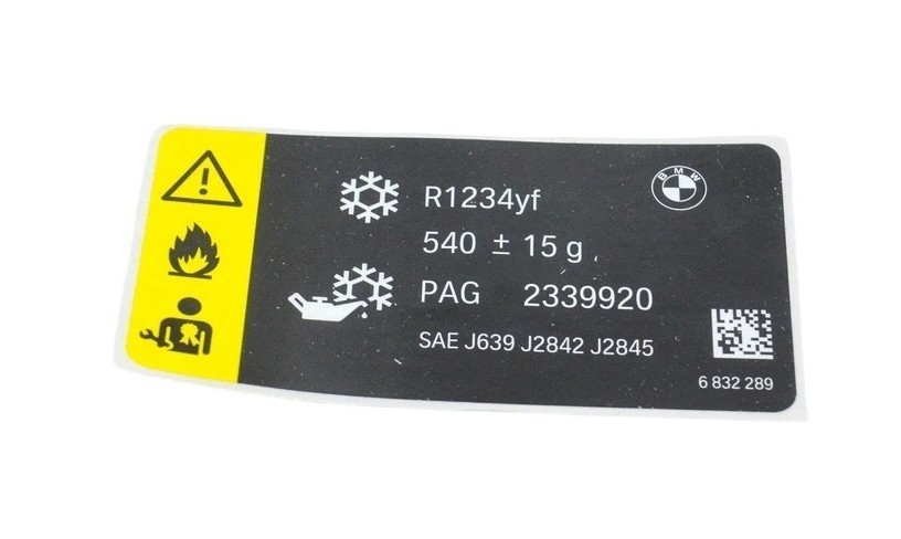 71236832289 BMW Наклейка информационная