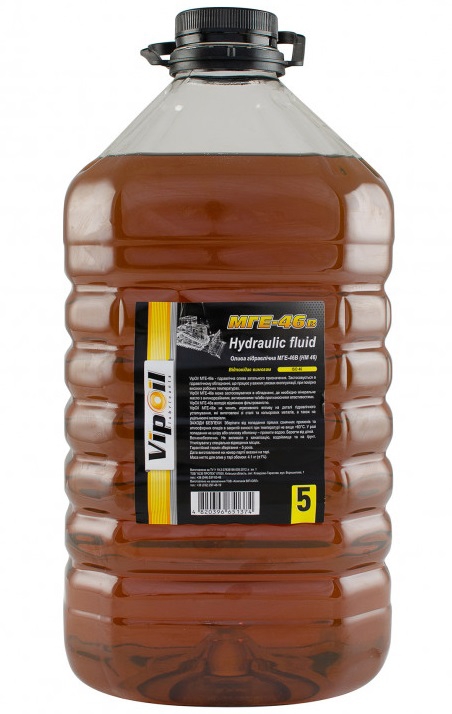 0372582 VipOil Олива гідравлічна VipOil МГЕ-46в, 5 л