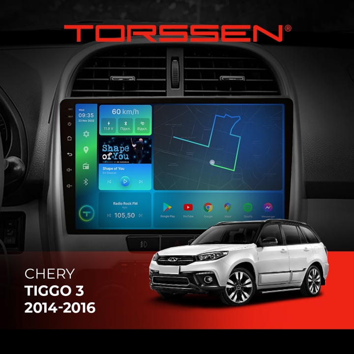 202306103 Torssen Автомагнитола FL10 4G, CarPlay, DSP