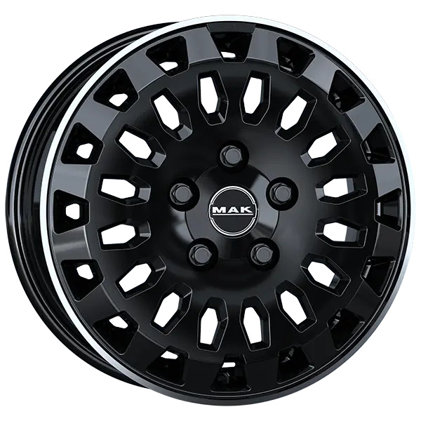 F8080RVGL30VU MAK Диск Колёсный Легкосплавный MAK Wheels OVERLAND 8x18 6x139,7 ET30 DIA100,1 GLOSS BLACK MIRROR RING