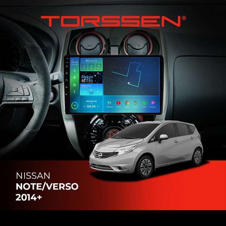 202306467 Torssen Автомагнітола FL10 4G, CarPlay, DSP