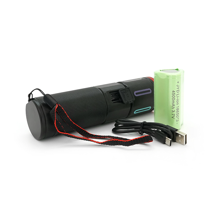 Ліхтар пошуковий BP-536 LED PM60, IP65, USB кабель, Black Voltronic 44033