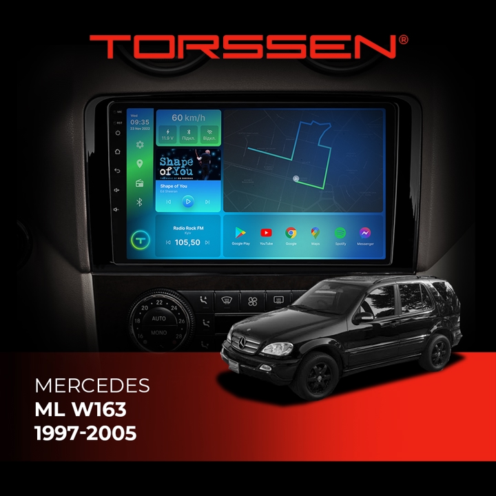 202306416 Torssen Автомагнітола FL9 4G, CarPlay, DSP