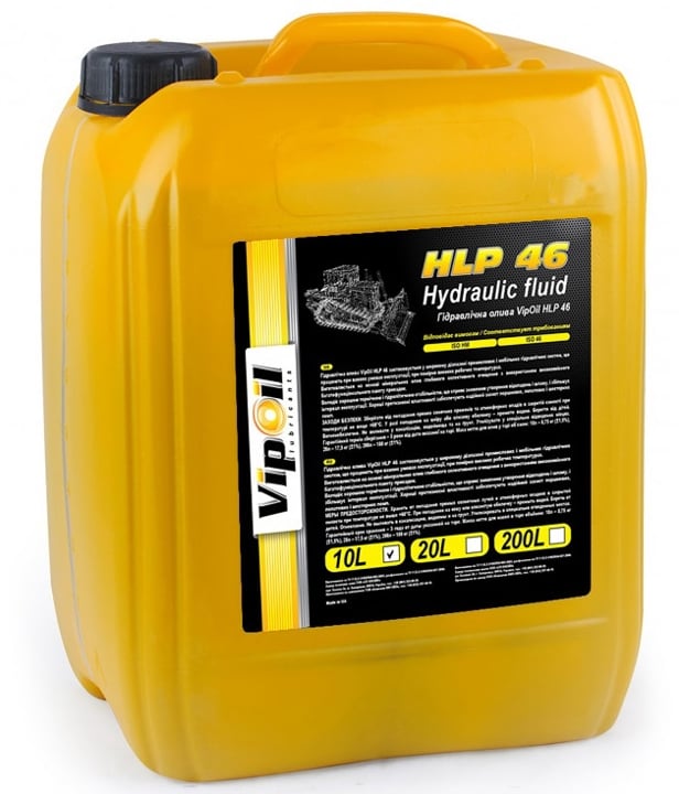 0284992 VipOil Олива гідравлічна VipOil HLP 46, 10 л