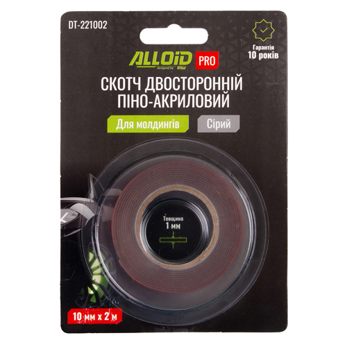 DT221002 Alloid Скотч двосторонній на піно-акриловій основі 10мм х 2м