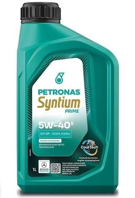 71243E18EU Petronas Моторное масло PETRONAS Syntium Prime E 5W-40 ACEA A3/B4, API SP, 1л