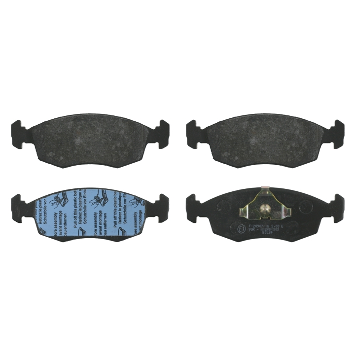 Тормозные колодки дисковые Ford Granada (Форд Гранада): 1647730 Ford Тормозные колодки дисковые, комплект