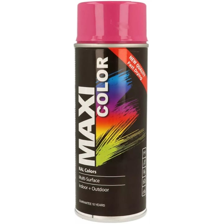 MX4010 Maxi Color Эмаль универсальная аэрозольная декоративная Maxi Color RAL 4010 Телемагнета 400мл