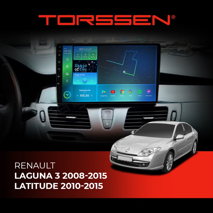 202306526 Torssen Автомагнітола FL10 4G, CarPlay, DSP