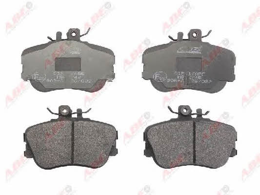 Тормозные колодки дисковые передние, комплект ABE C1M017ABE