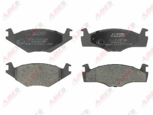Тормозные колодки дисковые передние, комплект ABE C1W013ABE
